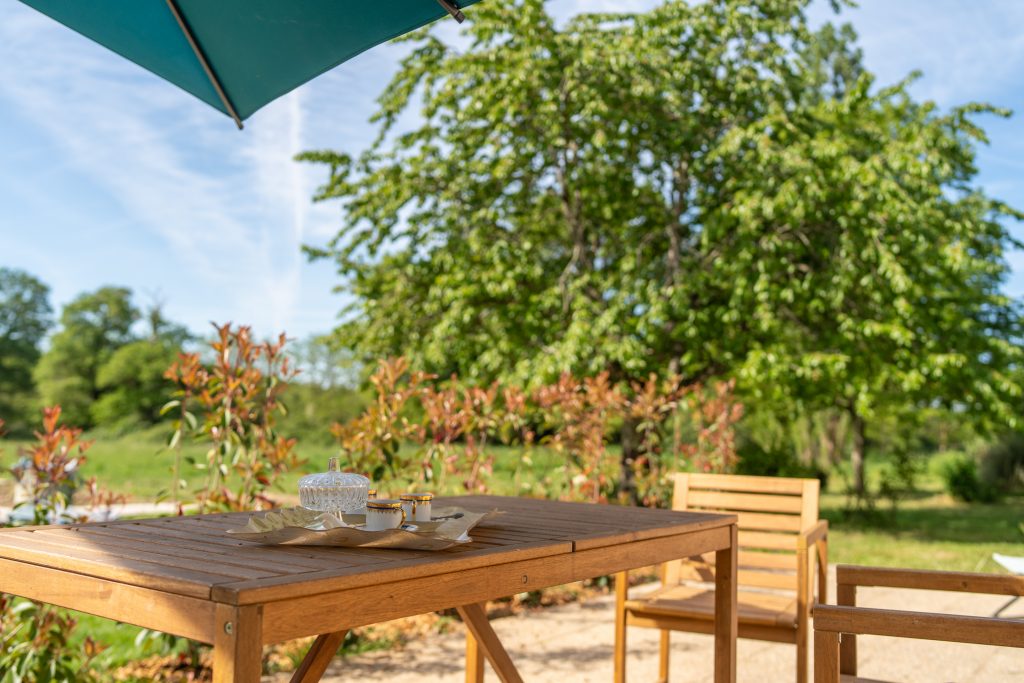 terrasse gite du lac